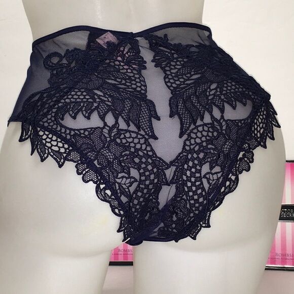 🔥VICTORIA SECRET CHEEKY PANTY navy New